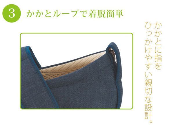  postage 300 jpy ( tax included )#jt513#... man and woman use open Magic 3 nursing shoes 5L navy blue 9570 jpy corresponding [sin ok ]