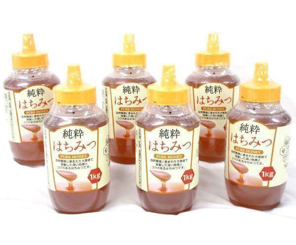  postage 300 jpy ( tax included )#rl052#* Sanyo through quotient original . honey (1kg) 6ps.@[sin ok ]