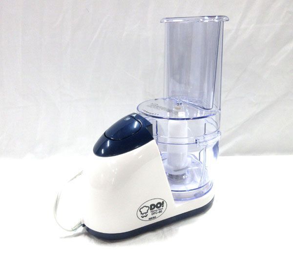  postage 300 jpy ( tax included )#uy013#.. food processor white DFC-80 3 point [sin ok ]