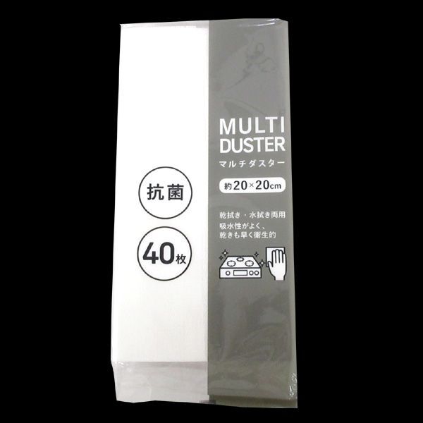  postage 300 jpy ( tax included )#ch900# anti-bacterial multi duster 40 sheets insertion (DFS-1) 120 point [sin ok ]