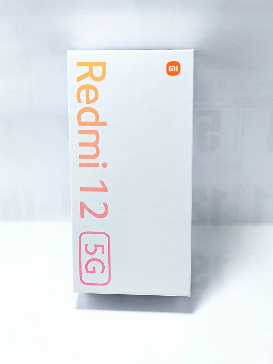 新品 未開封 Redmi 12 5G XIG03 UQ mobile版 シムフリー スマホ ミッドナイトブラック