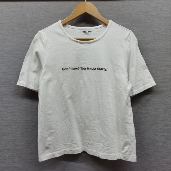 E281 MACKINTOSH PHILOSOPHY マッキントッシュ フィロソフィー Tシャツ 半袖 カットソー ショート丈 クロップド ホワイト 38_画像1