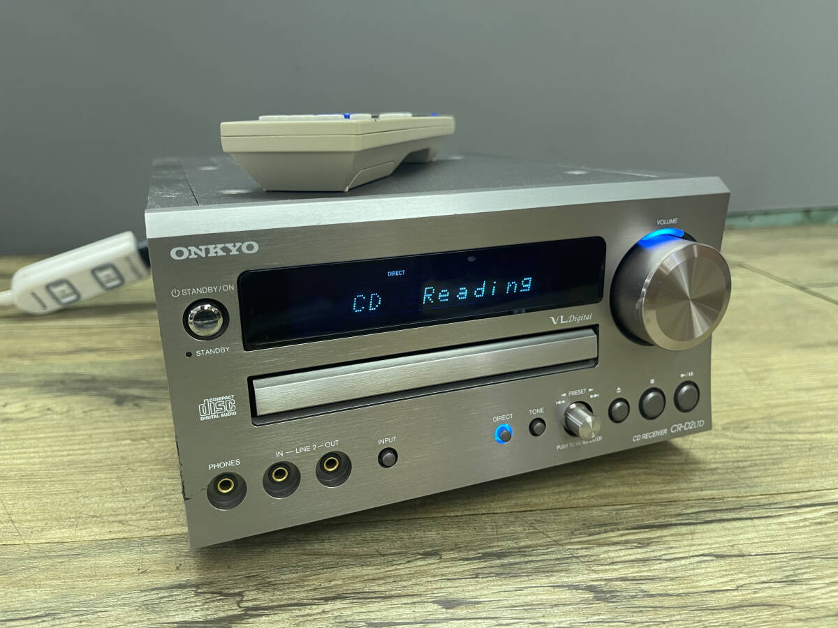 ONKYO Onkyo CD ресивер CR-D2LTD выход звука рабочий товар дистанционный пульт 