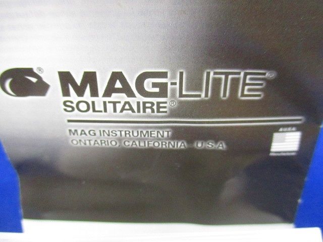 MAGLITE SOLITAIRE(レッド)(ケース付)(乾電池無)(単4電池1個必要)(汚れ有) 型番不明_画像2