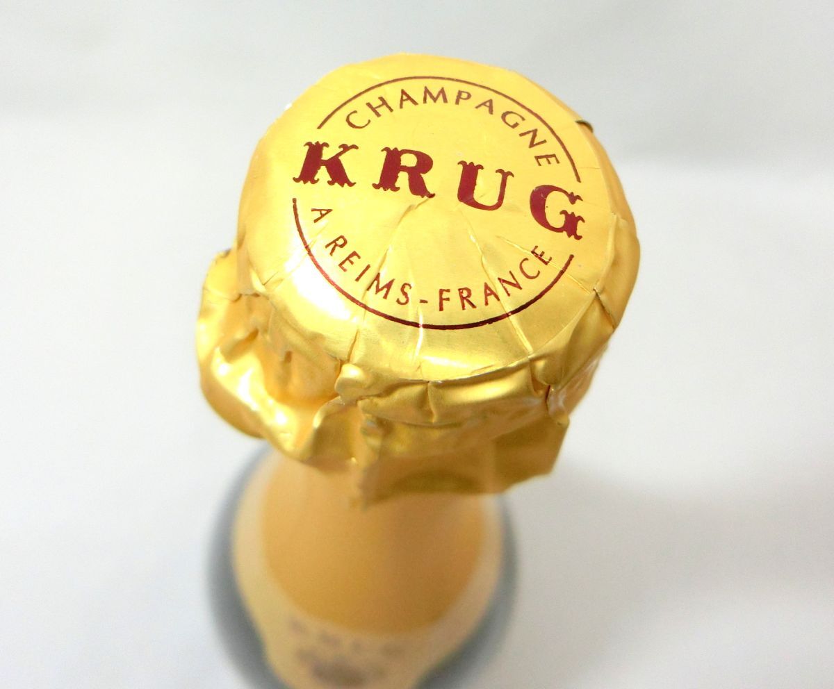 1000円スタート 酒 Champagne KRUG BRUT GRANDE CUVEE 750ml 12％ クリュッグ グランド キュヴェ 果実酒 未開栓 箱付 TSI 酒H501_画像3