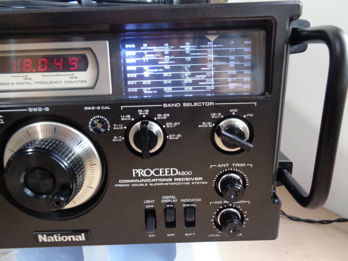 ナショナル　RJX-4800　PROCEEDプロシード4800 10バンド ラジオ 　美品整備作動品_画像5