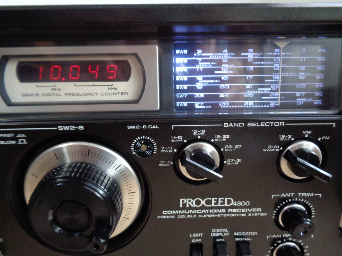 ナショナル　RJX-4800　PROCEEDプロシード4800 10バンド ラジオ 　美品整備作動品_短波聞けます。