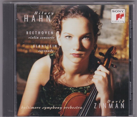 ★CD SONY ベートーヴェン:ヴァイオリン協奏曲 *ヒラリー・ハーン(Hilary Hahn)_画像1