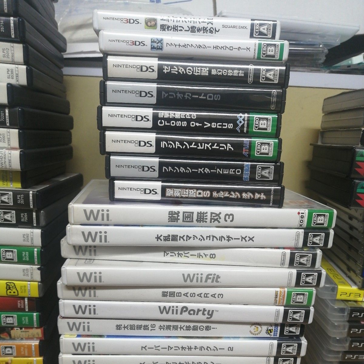 【まとめ売り】ゲームソフト 143枚 約20キロ PS PS2 PS3 DS 3DS Wii ゲームキューブ PCエンジン PSP