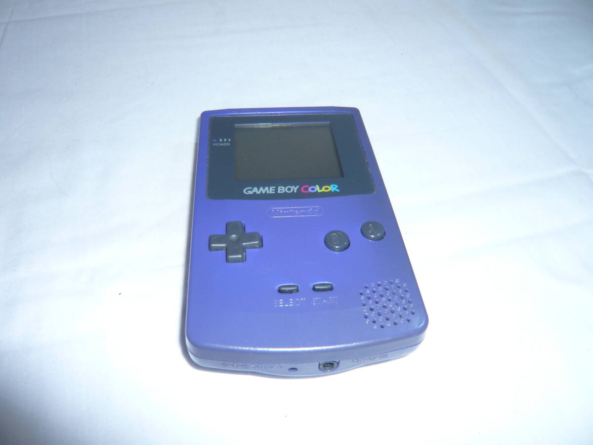 ** Game Boy color body CGB-001 purple operation verification settled **