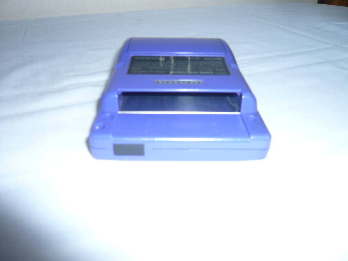 ** Game Boy color body CGB-001 purple operation verification settled **