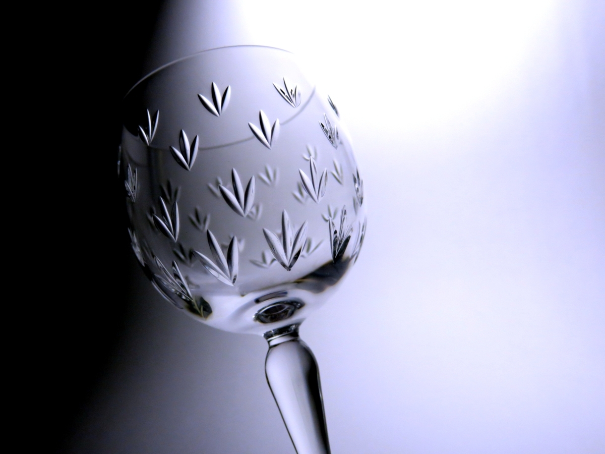 ■ティファニー　　ペア・ワイングラス　　クリスタル　　　〈同梱対象商品〉_画像2