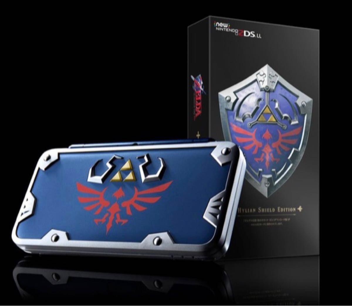 New Nintendo 2DS LL HYLIAN SHIELD EDITION ニンテンドー2DS ハイリアの盾 ゼルダの伝説