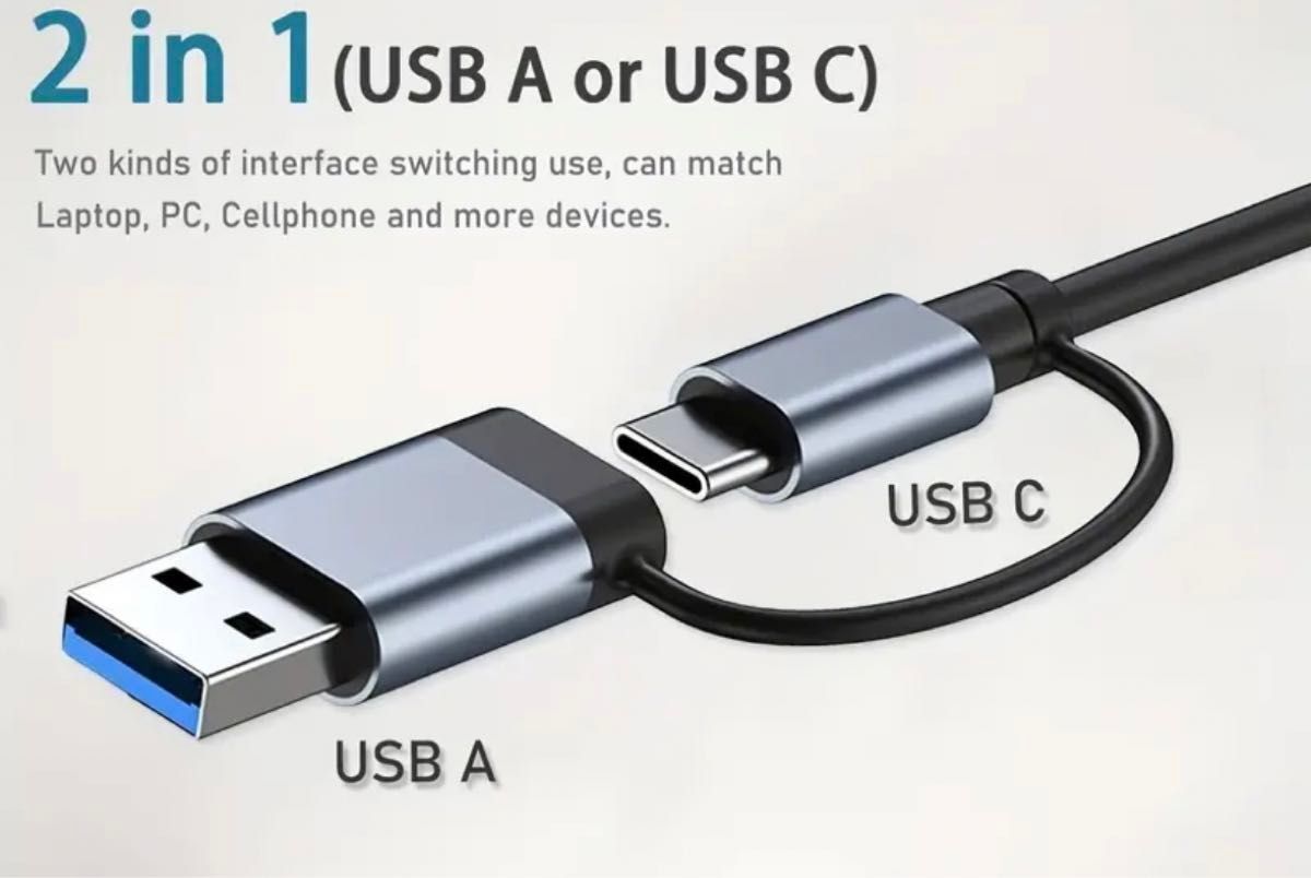 Usb アダプター USB スプリッター USB 3. 0/2. 0 コネクタ マルチポートUSB ポート エクスパンダ コネクタ