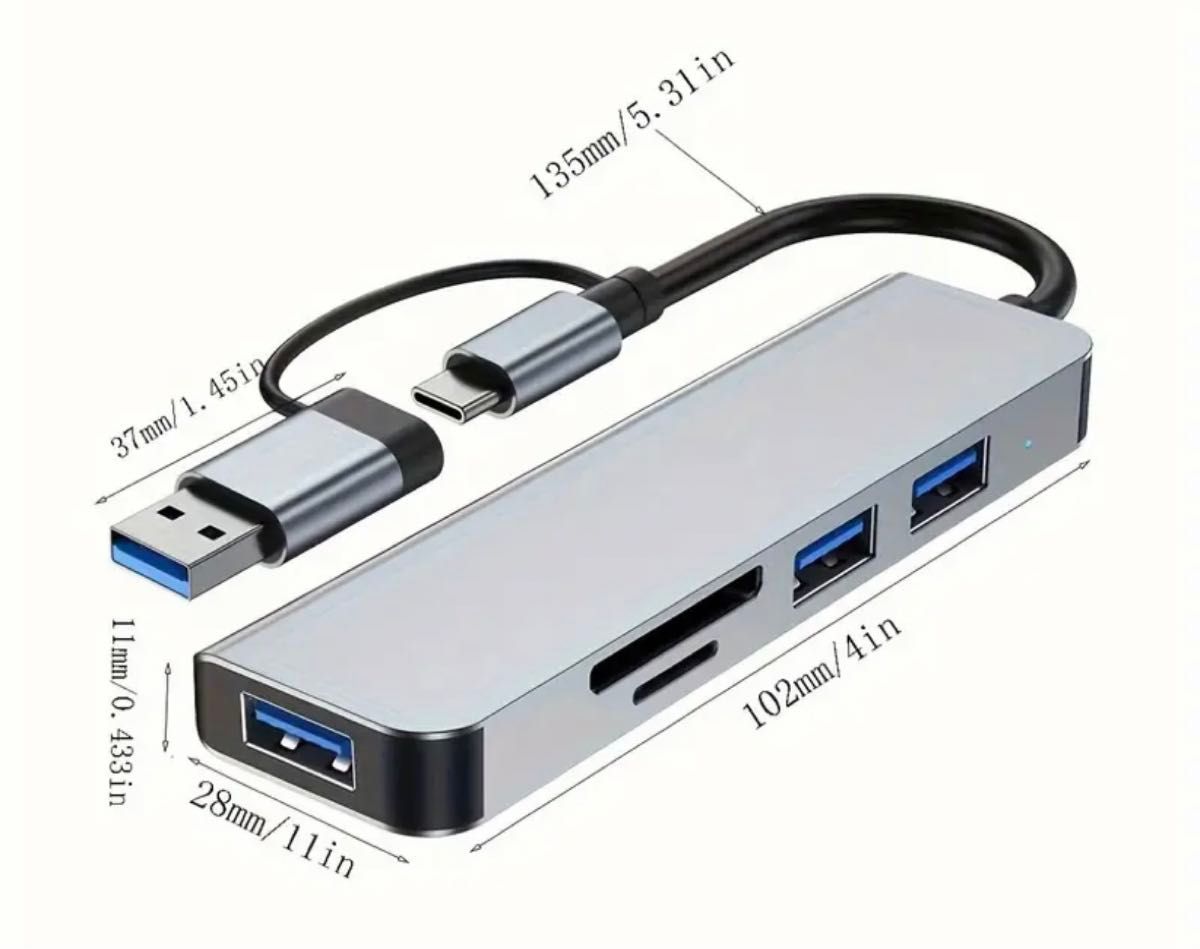 Usb アダプター USB スプリッター USB 3. 0/2. 0 コネクタ マルチポートUSB ポート エクスパンダ コネクタ