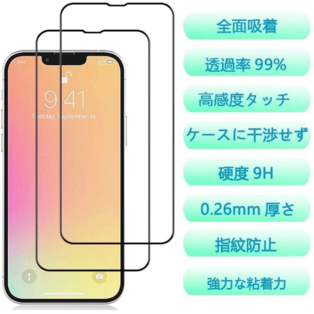 iPhone13mini専用　液晶画面保護フィルム　高品質 強化ガラス