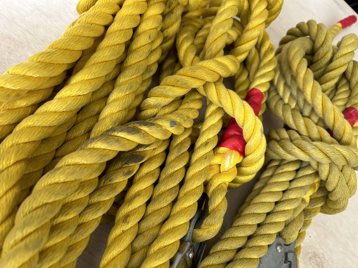 No.8 parent . rope .. vessel approximately 6m 3 pcs set used free shipping 