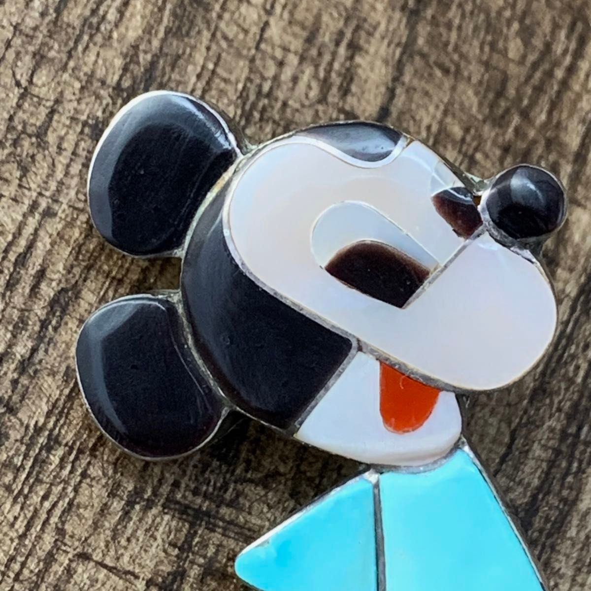 希少 Zuni ズニ族 ミッキーマウス Mickey インディアン 希少 Zuni ズニ族 ミッキーマウス Mickey インディアン