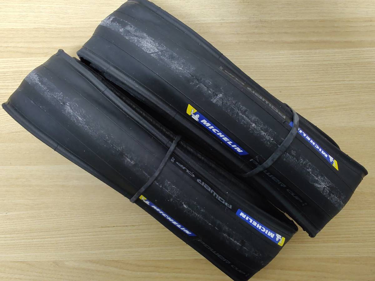 MICHELIN POWER CUP Michelin power cup WO 25C black unused /2 pcs set box less .