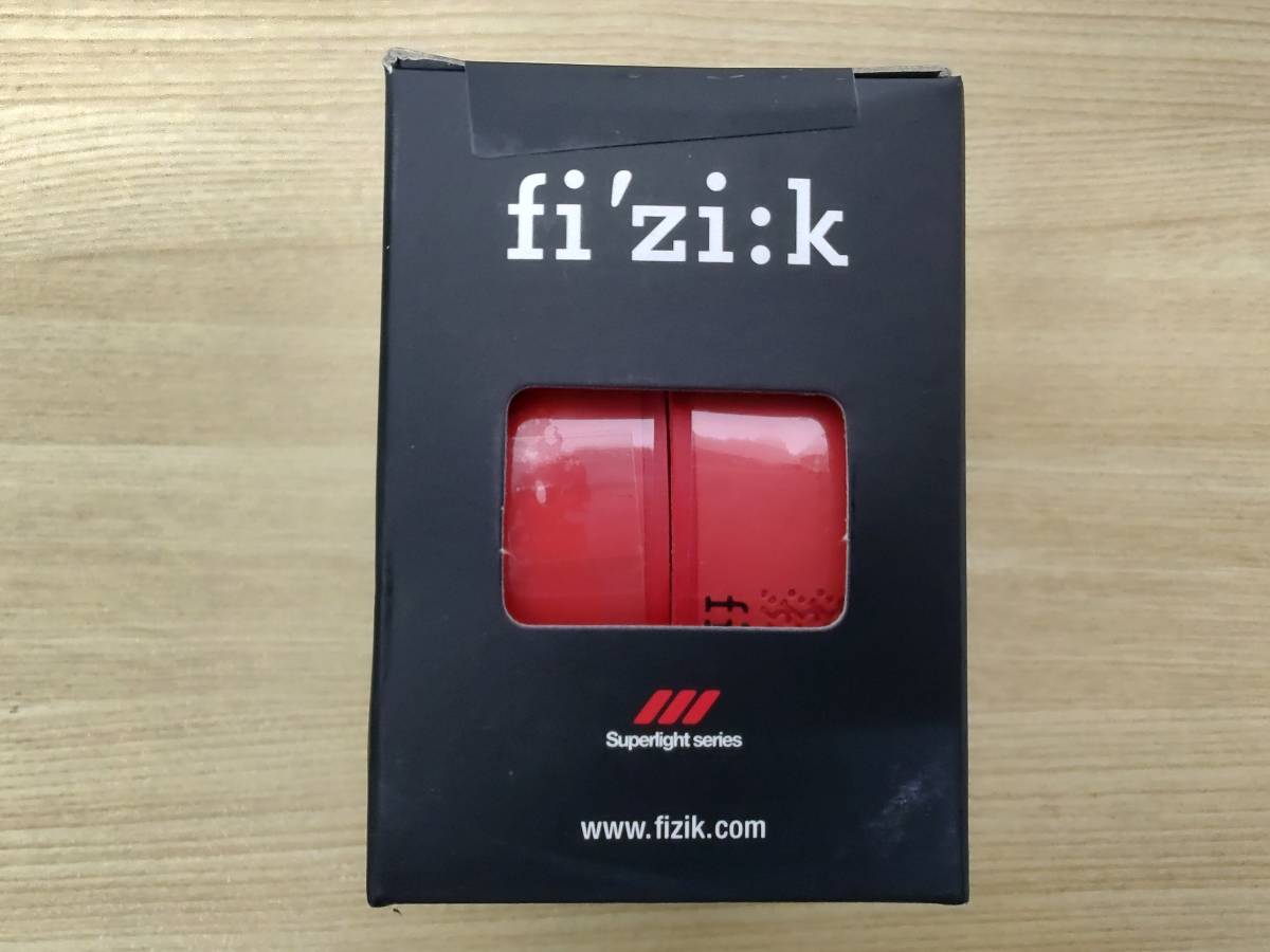 Fizik SUPERLIGHT Tacky フィジーク スーパーライト タッキー　バーテープ　赤/ロゴ有　BT06 A00104_画像2