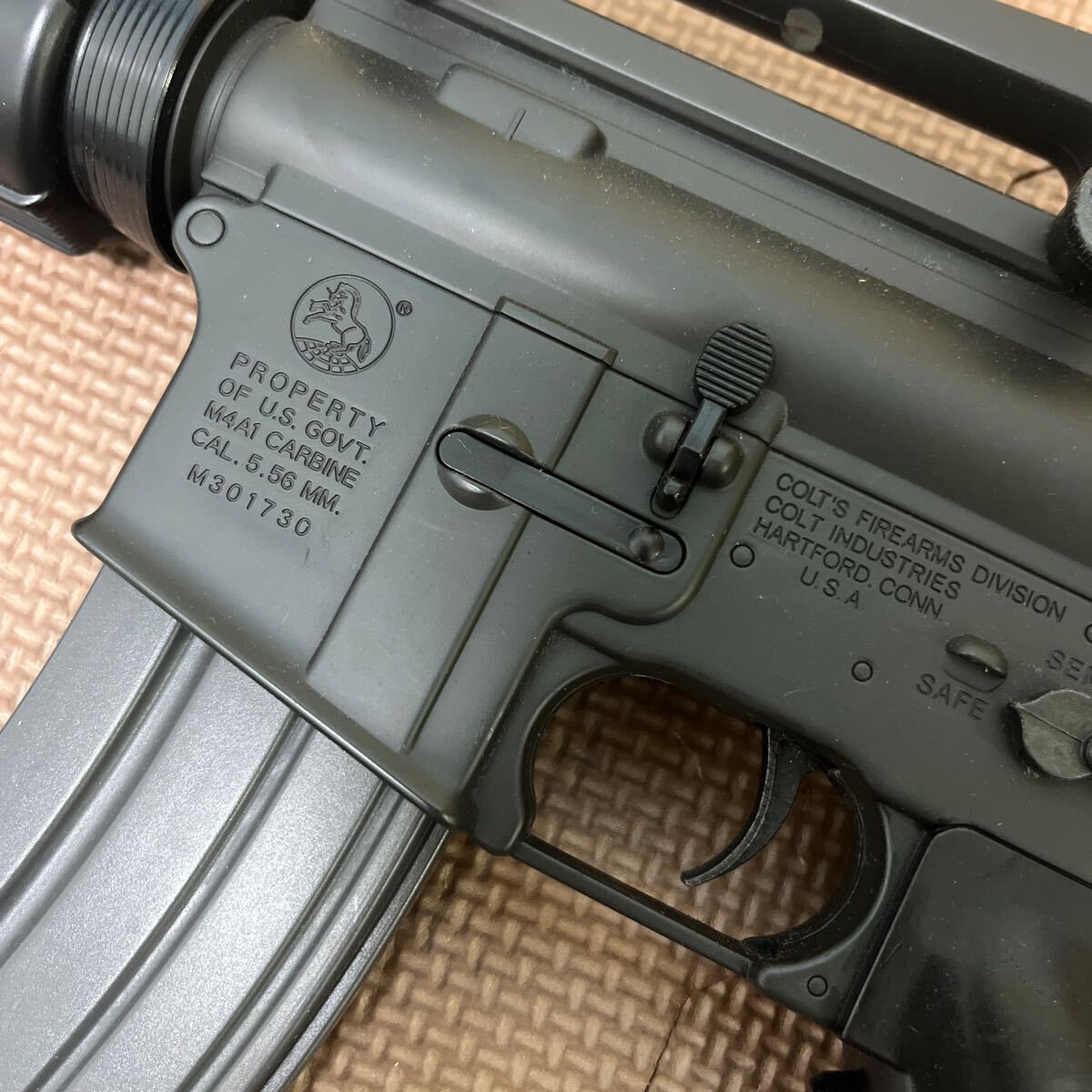 ◇【SP704】東京マルイ PROPERTY OF U.S. CARBINECAL 5.56MM 電動ガン　サバゲー　サバイバル_画像8