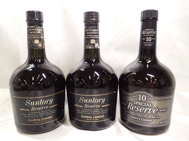 0422②[H]! not yet . plug old sake SUNTORY WHISKY Suntory SPECIAL Reserve 10YEARS contains 750ml 760ml 43% 3ps.@ summarize!