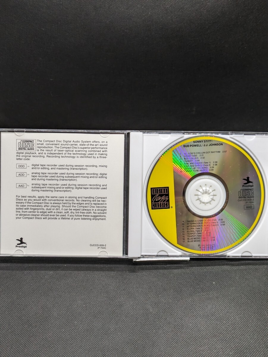 CD　ソニー スティット　SONNY STITT　ジャズ/STITT＆POWELL＆J.J.J (＋3)　Ｕｓｅｄ品_画像4