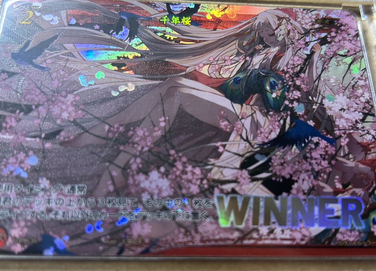 ゲートルーラー 千年桜 WINNER 七原しえ プロモ 上位賞_画像2