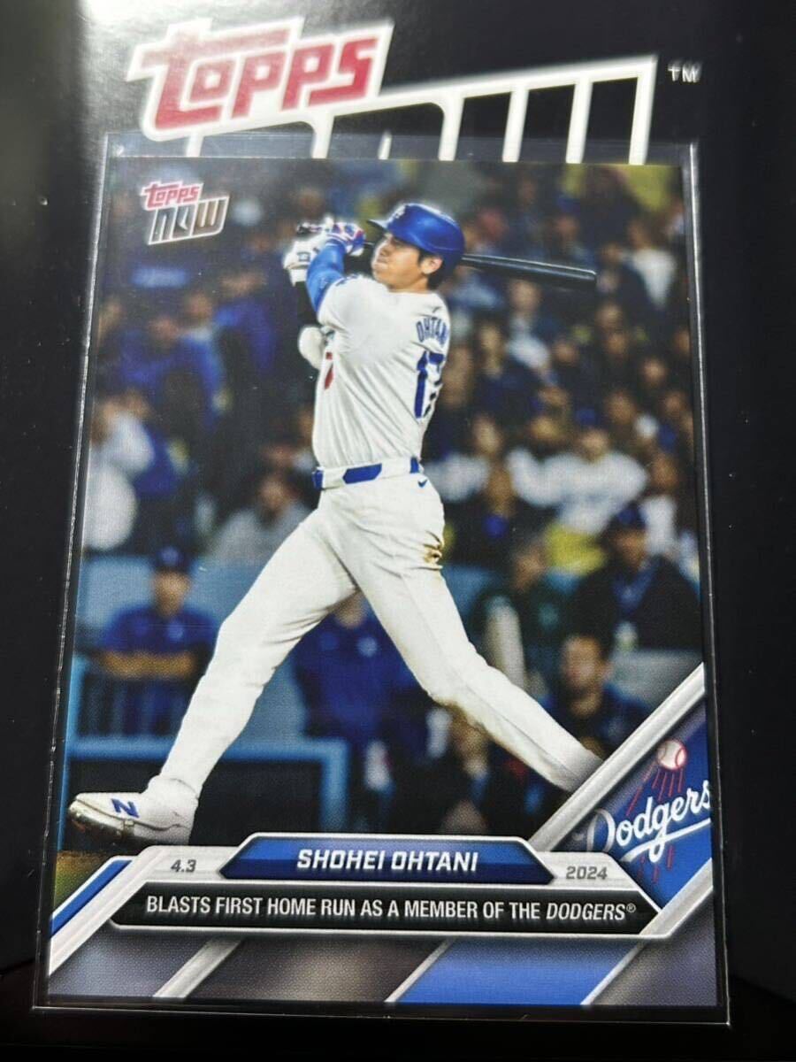 TOPPS NOW 2024大谷翔平選手ドジャース移籍1号ホームラン記念カードShohei Ohtani _画像1