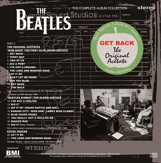 THE BEATLES / GET BACK : THE COMPLETE ALBUM COLLECTION 100セット限定2種紙ジャケ (3CD)_画像6