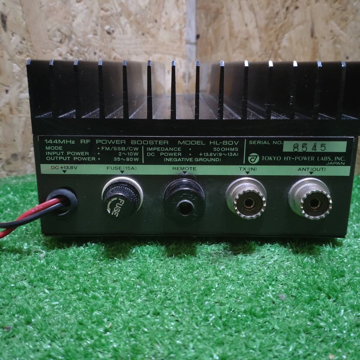  Tokyo high power made 144MHz linear amplifier HL-80V present condition goods [T17722]