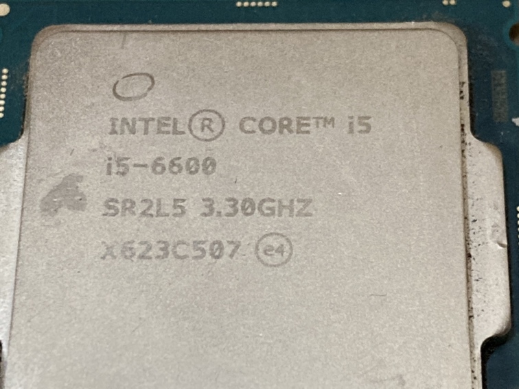 Intel CPUセット i5-6600/3550 2枚セット 動作未確認 「17804」_画像8