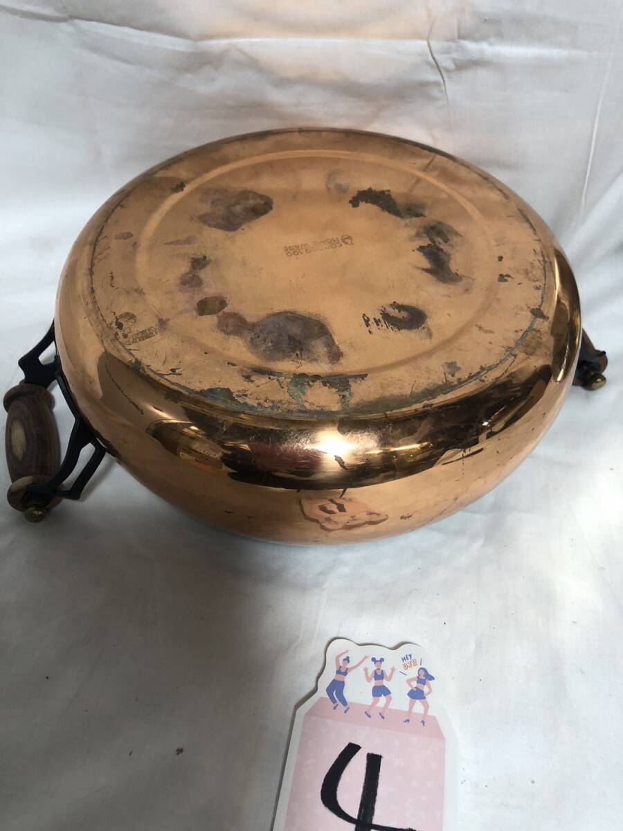 HOME　WARE　銅製　両手鍋　21ｃｍ_画像6