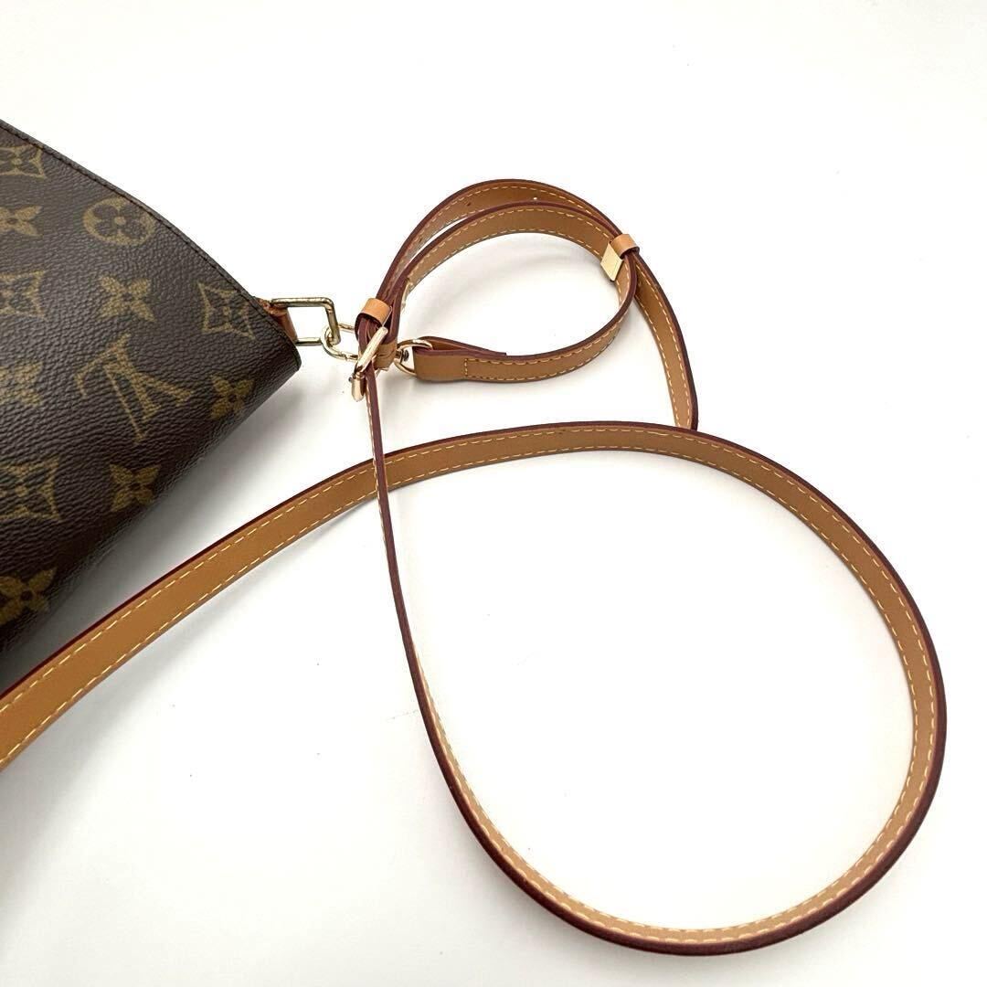 LOUIS VUITTON ルイヴィトン ミュゼット ショルダーバッグ モノグラム 斜め掛け クロスボディ メンズ レディース 通勤 通学 _画像10