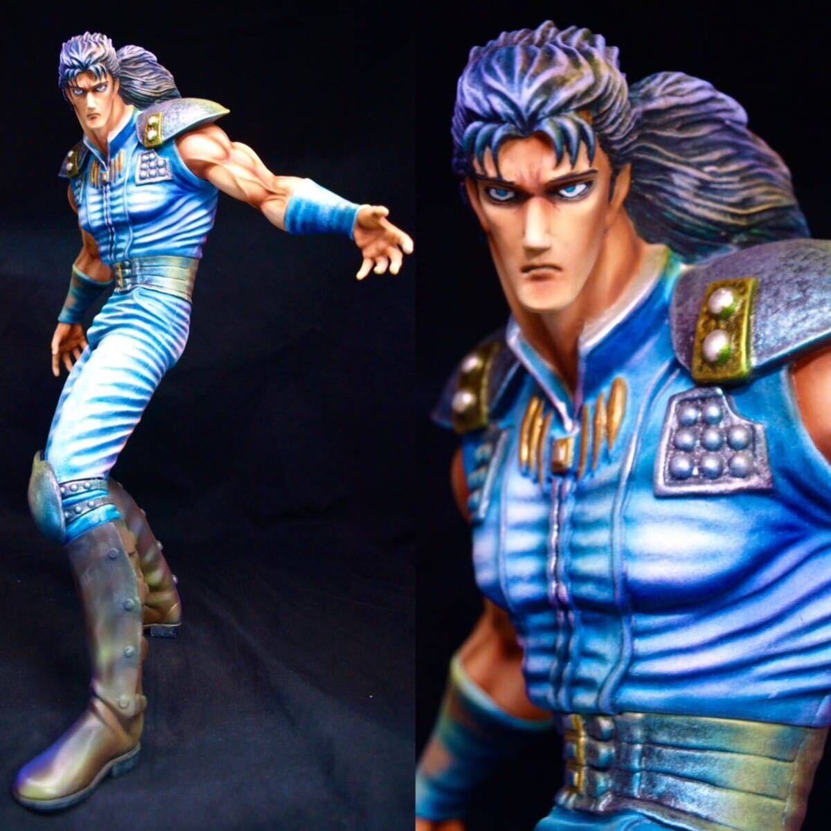 北斗の拳 レイ フィギュア リペイント 30cm 北斗の拳 ハイグレードフィギュアVol.2 REI 南斗水鳥拳 南斗六聖拳_画像1