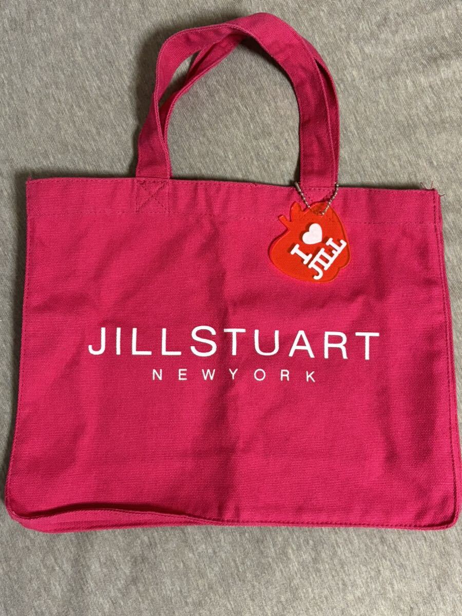 美品　ジルスチュアート JILL STUART キャンバストートバッグ　コットンエコバック