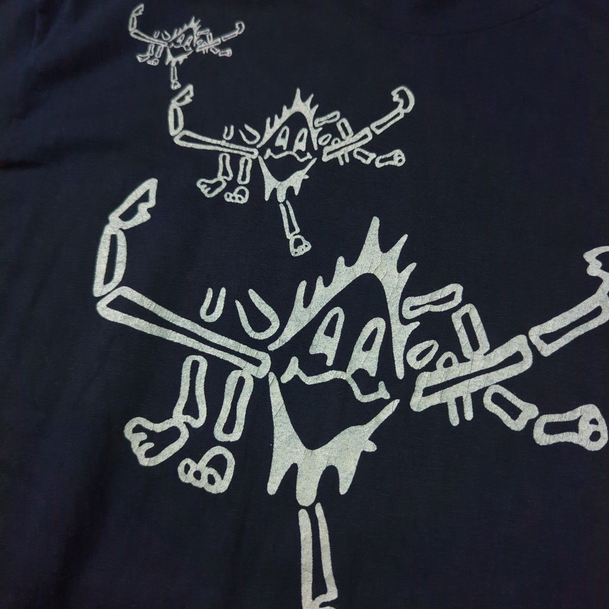 80s USA製 Hanes  Tシャツ 半袖 L スーベニア The Stoned Crab