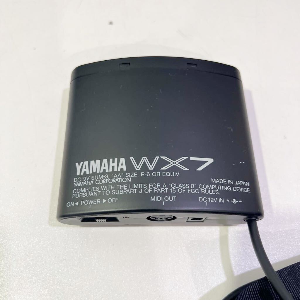 【美品】YAMAHA WX7 ウインドMIDIコントローラー ウインドシンセサイザー ヤマハ 120サイズ（489）の画像4