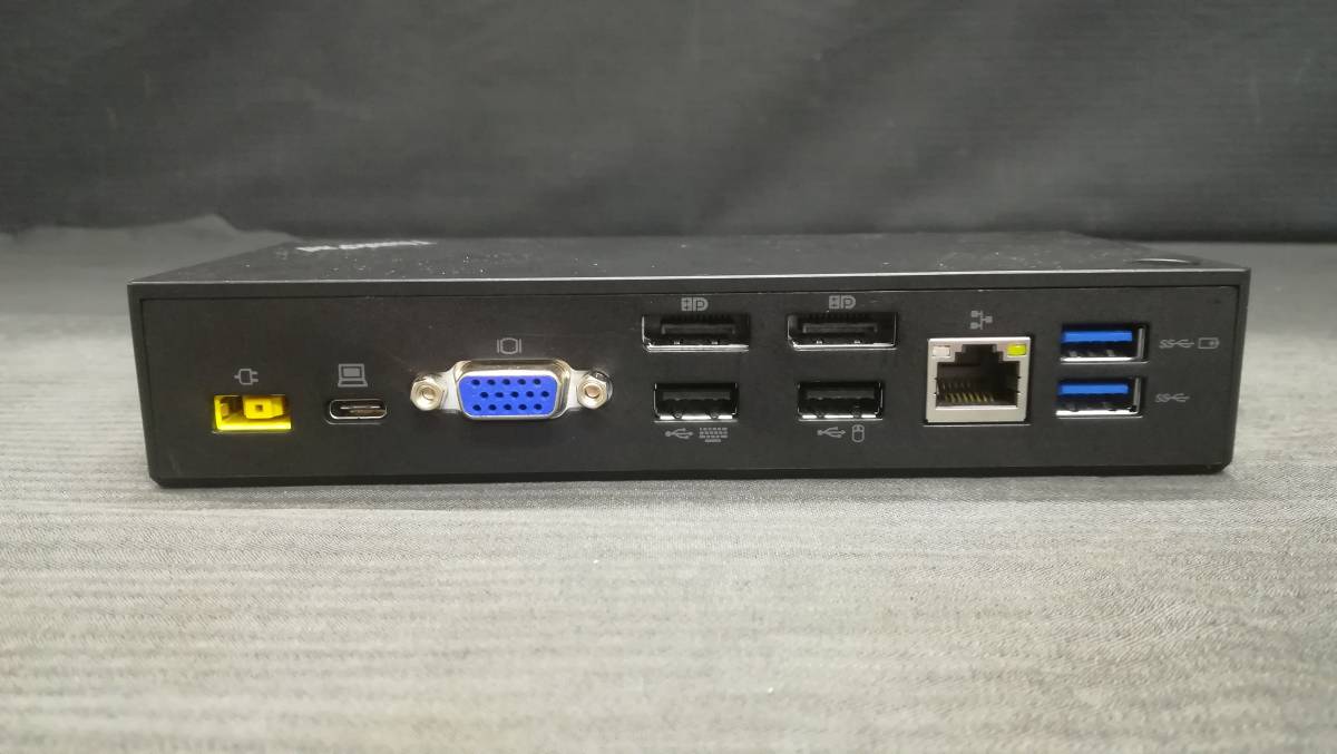 【☆動作品♪】Lenovo レノボ ThinkPad USB-C ドック DK1633_画像3
