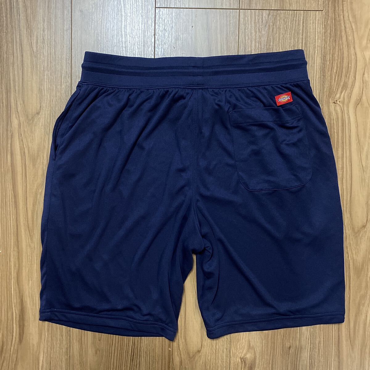 新品 Dickies ディッキーズ セットアップ NAVY Lサイズ メンズ メッシュ 半袖 Tシャツ ショーツ ハーフパンツ タグ付き 速乾 タグ付き_画像7