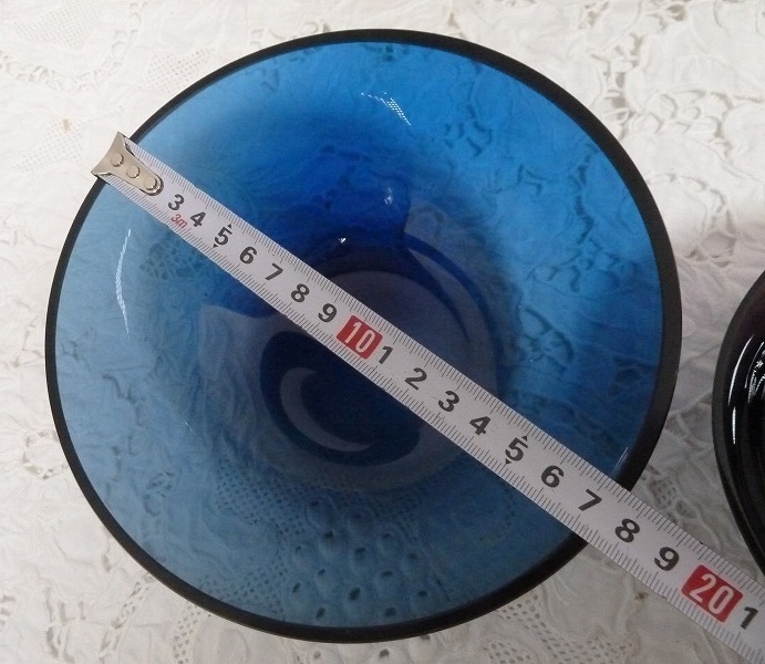 (*BM) цвет .. стекло / Sand blast (0423-①)3 пункт b LOOPER тянуть синий фиолетовый слива лазурит цвет миска бокал для вина водное сооружение цветок орудия и материалы стоимость одноцветный 