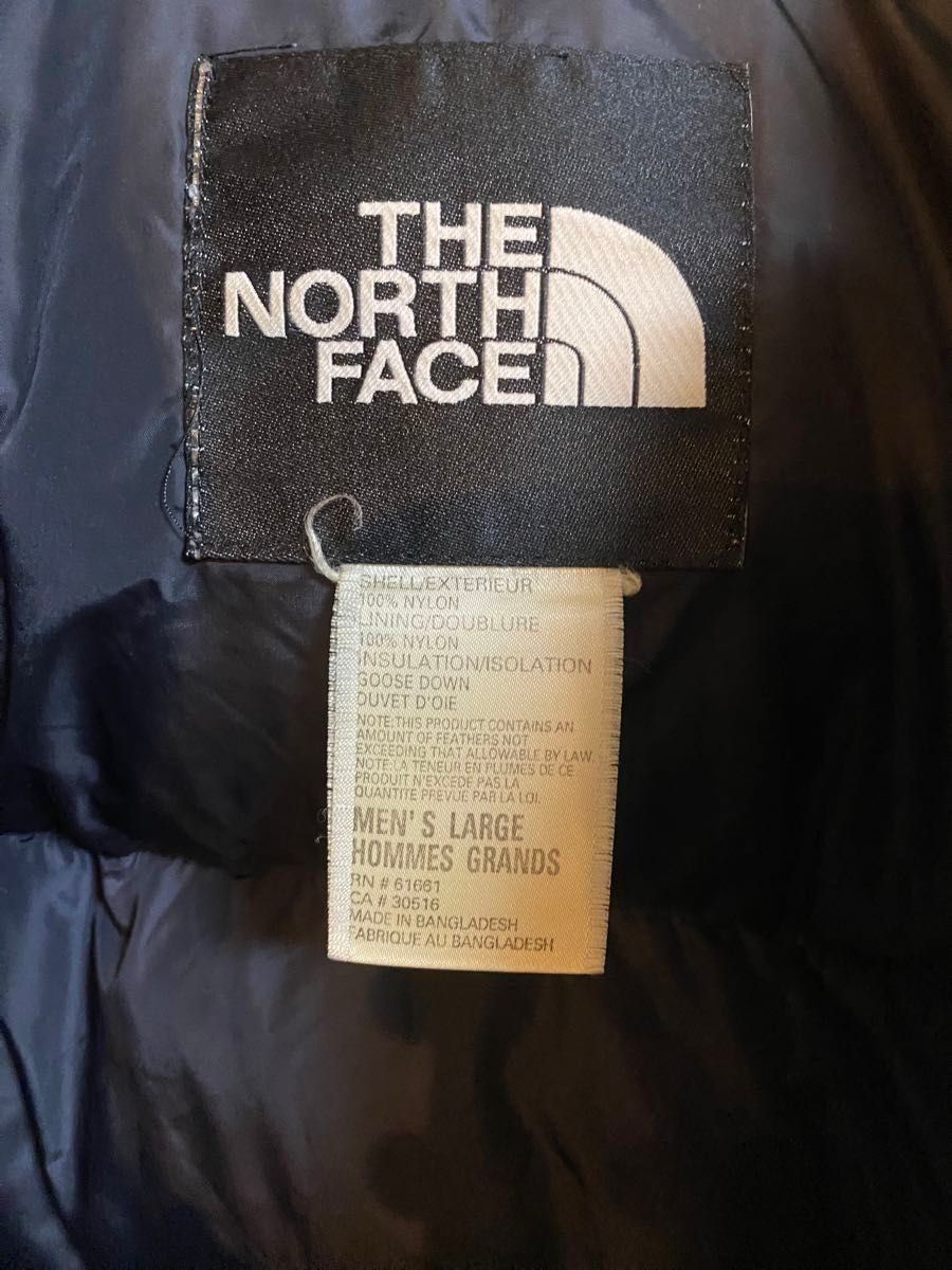 THE NORTH FACE ヌプシ ノースフェイス ダウンジャケット 黒　700 古着