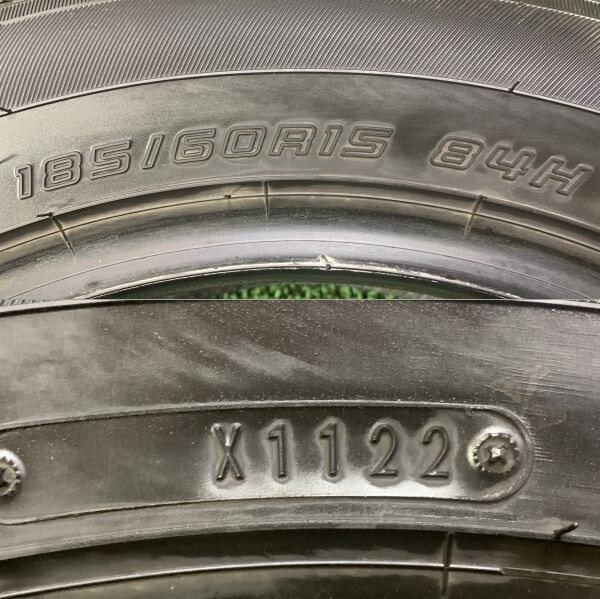 2022年製 8～9分山 ダンロップ ENASAVE EC300 185/60R15 84H 4本/札幌市手渡し可/中古オンロードタイヤ(夏タイヤ) シエンタ A1_Q_62_画像10