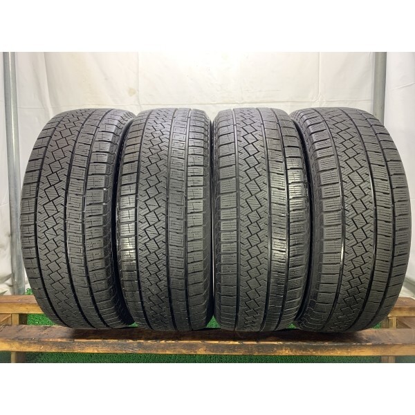 2022年製 8～9分山 PIRELLI ICE ZERO ASIMMETRICO 205/55R17 91H 4本/札幌市手渡し可/中古スタッドレスタイヤ(冬) ステップワゴン F_94_画像1