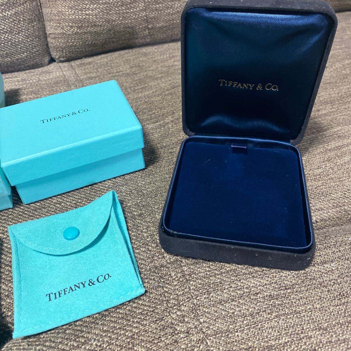 TIFFANY&Co. ティファニー ボックス 空箱5点 アクセサリーケース保存袋5点 ショップカード4点 全14点_画像6