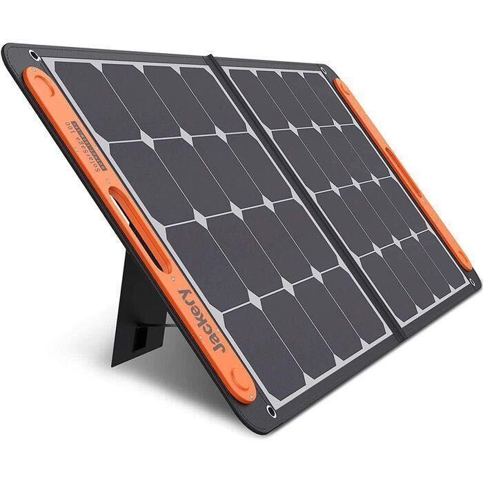 Jackery SolarSaga 100 ソーラーパネル 100W ETFE ソーラーチャージャー 折りたたみ式 DC出力 ポータブル電源 充電器_イメージ画像