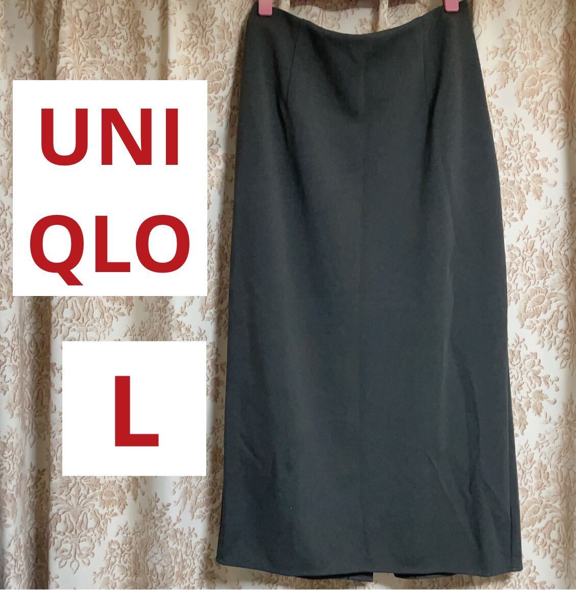 UNIQLO ユニクロ ストレッチダブルフェイスナロースカート 標準丈