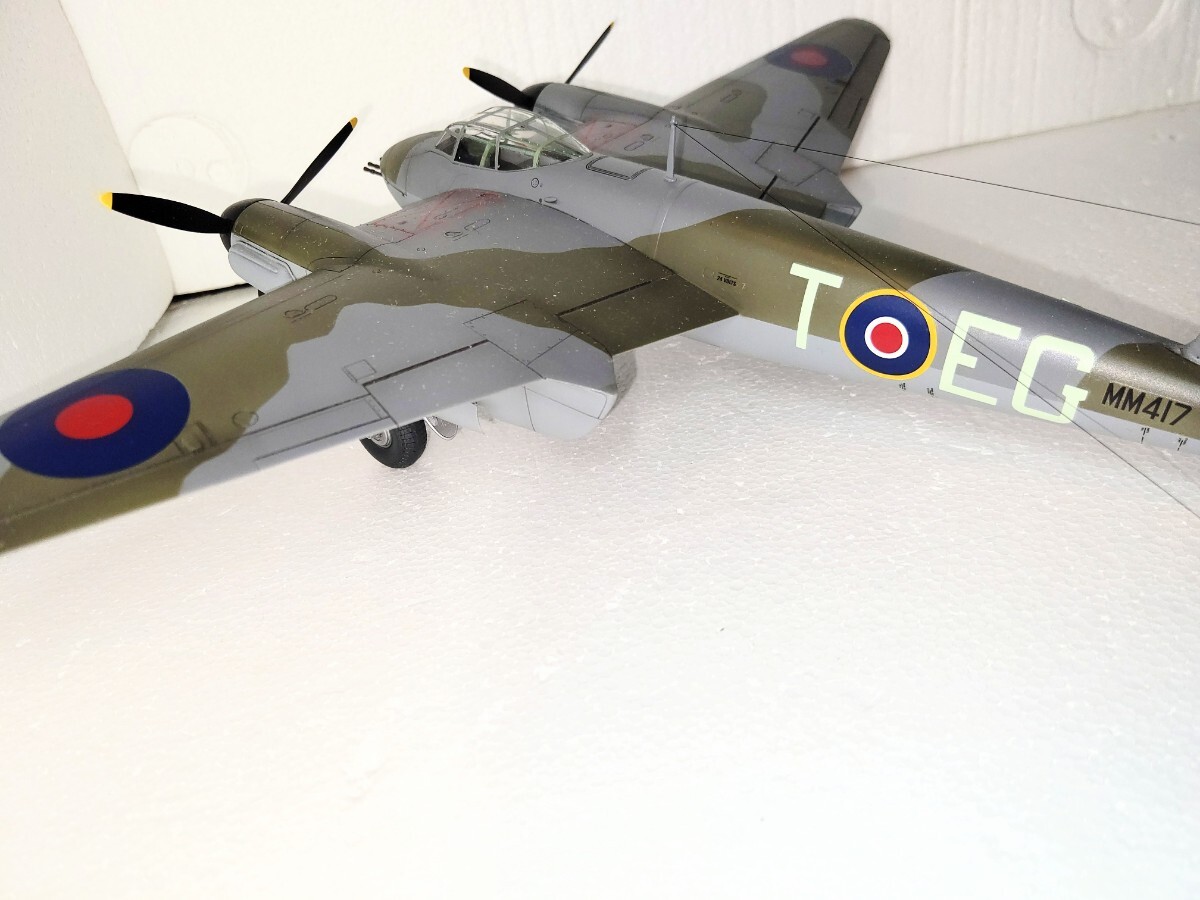  Tamiya 1/48 England Air Force te flyer hand mo ski toFB MkVI/NFMkII painted final product 