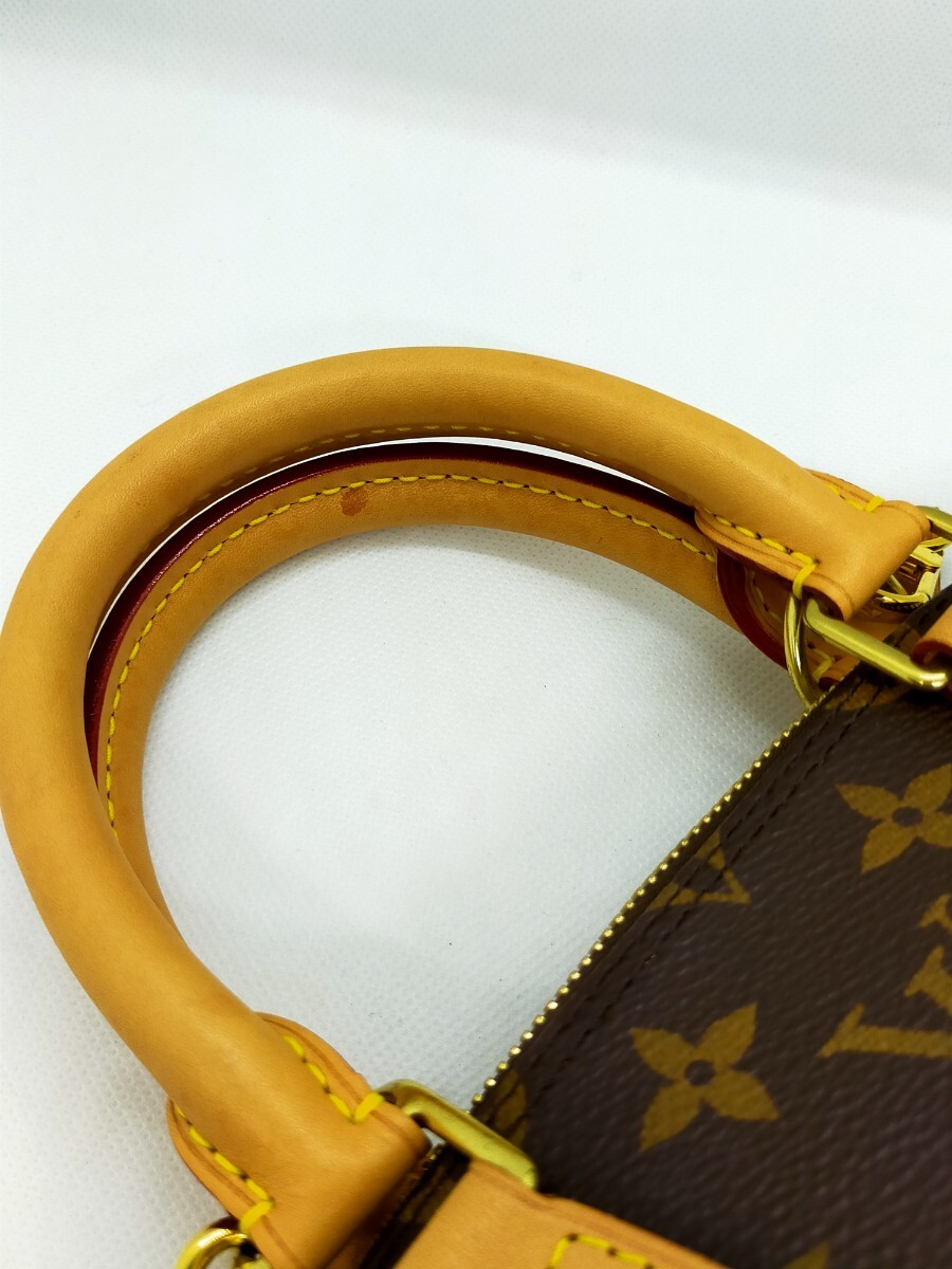 【ICチップ搭載/美品/LOUIS VUITTON/ルイヴィトン/アルマBB/モノグラム/2way/ハンドバッグ/レザー/浦R】_画像9