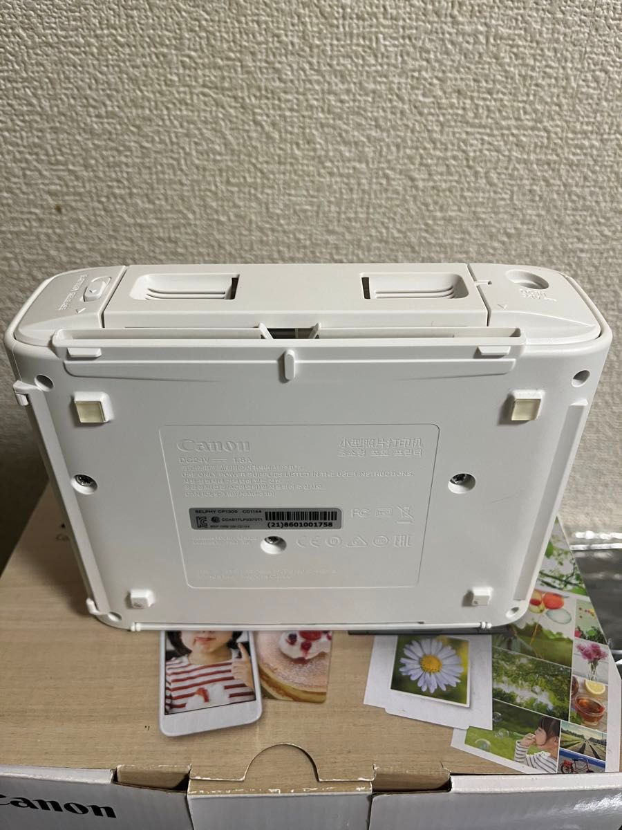 中古美品　Canon SELPHY インク　用紙　キャノン　CP1300 写真　プリンター　